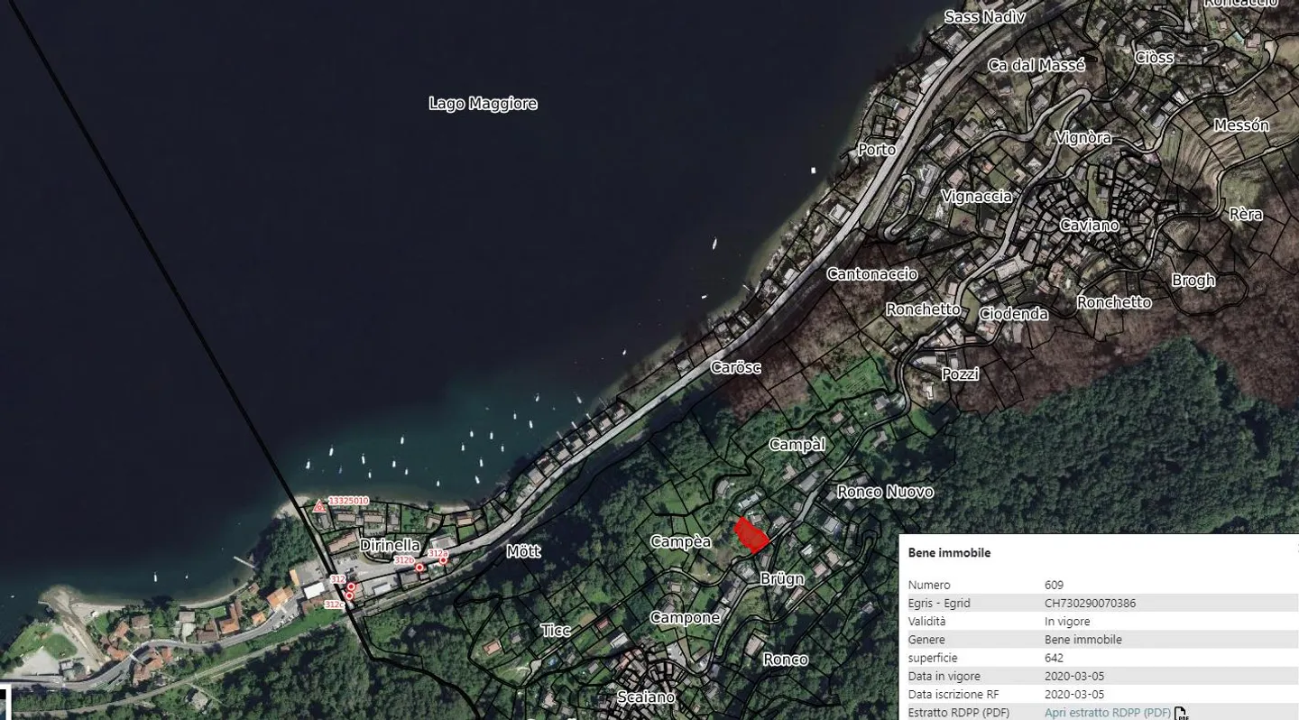 Terreno edificabile con vista panoramica sul Lago Maggiore - Foto 6 di 7