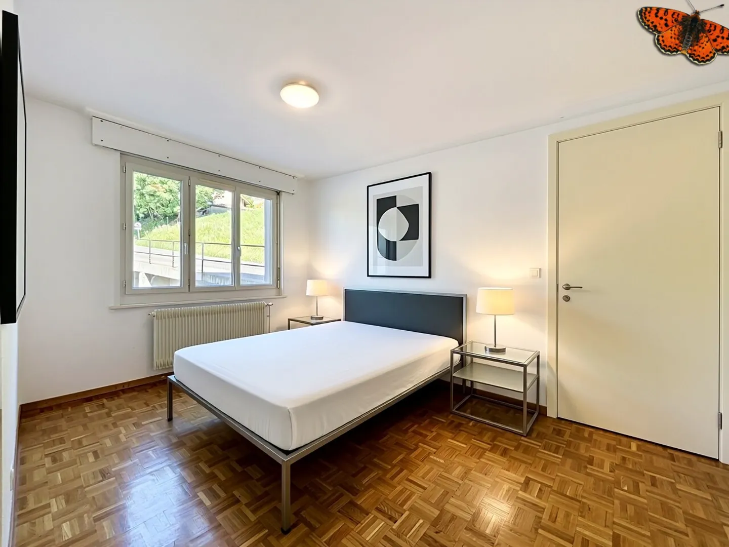 4,5-Zimmer-Wohnung mit Veranda und Terrasse im Zentrum von Romont - Foto 4 von 9