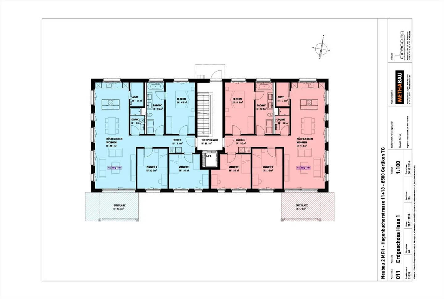 Modern, bright 4.5 room ground floor apartment with patio - Photo 8 of 8