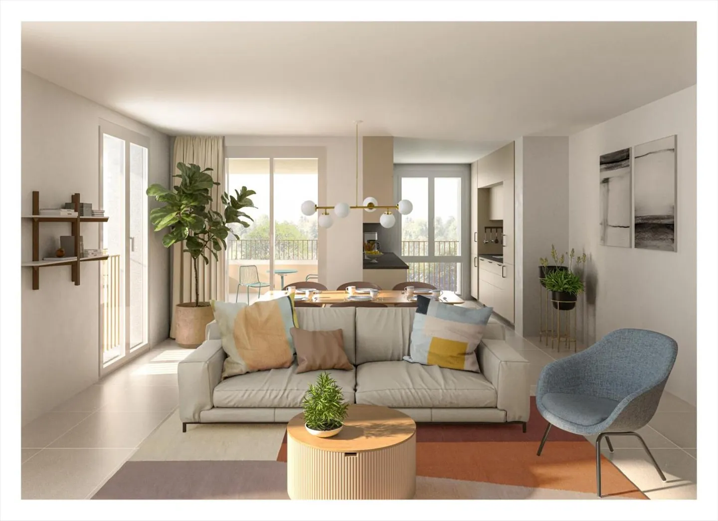 Prairie 4 - Appartement 4.5 pièces en attique - Photo 4 sur 5