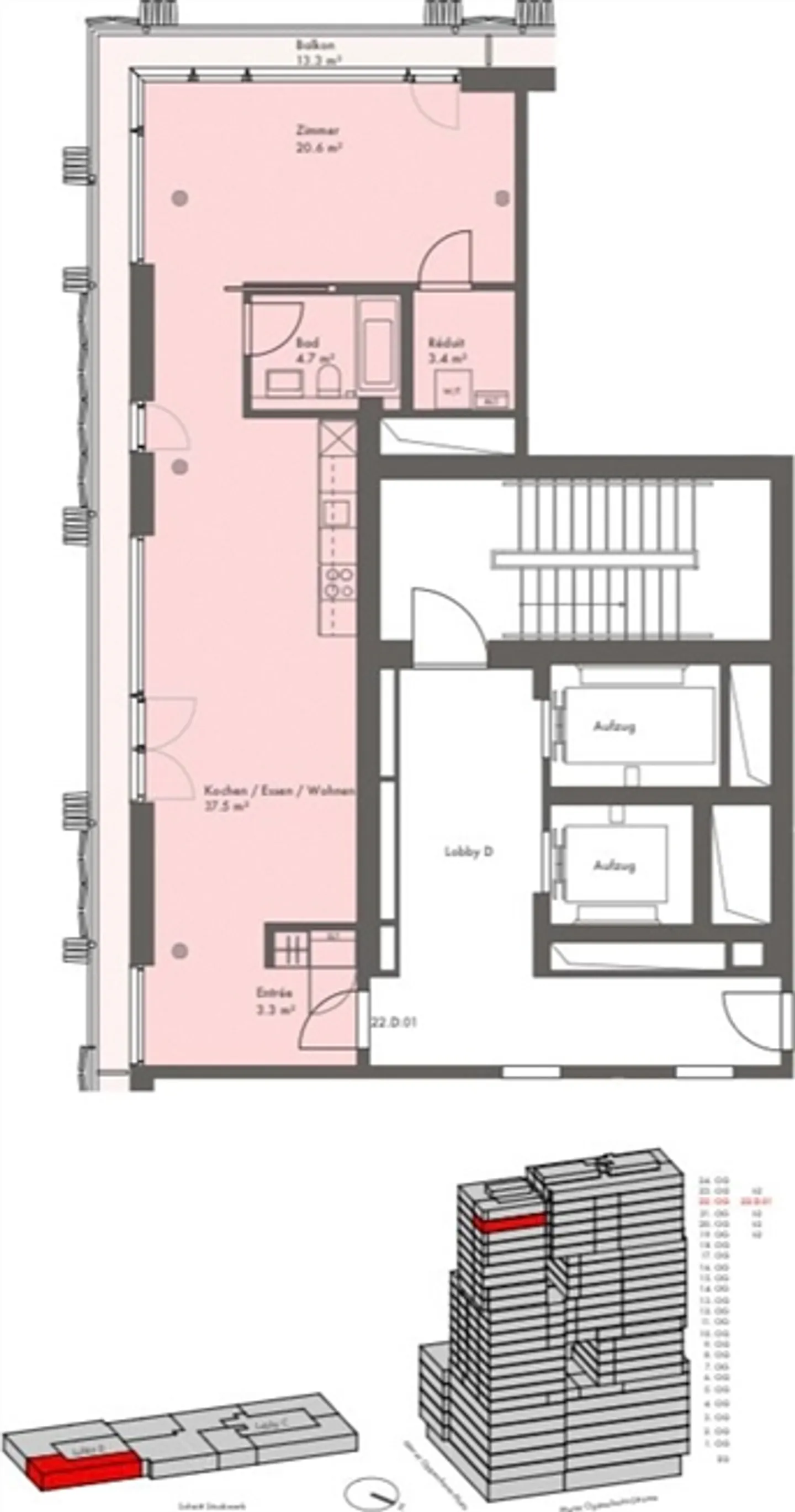 2½ ZI-WOHNUNG IN BASEL - GUNDELDINGEN, MÖBLIERT, TEMPORÄR - Foto 9 von 9