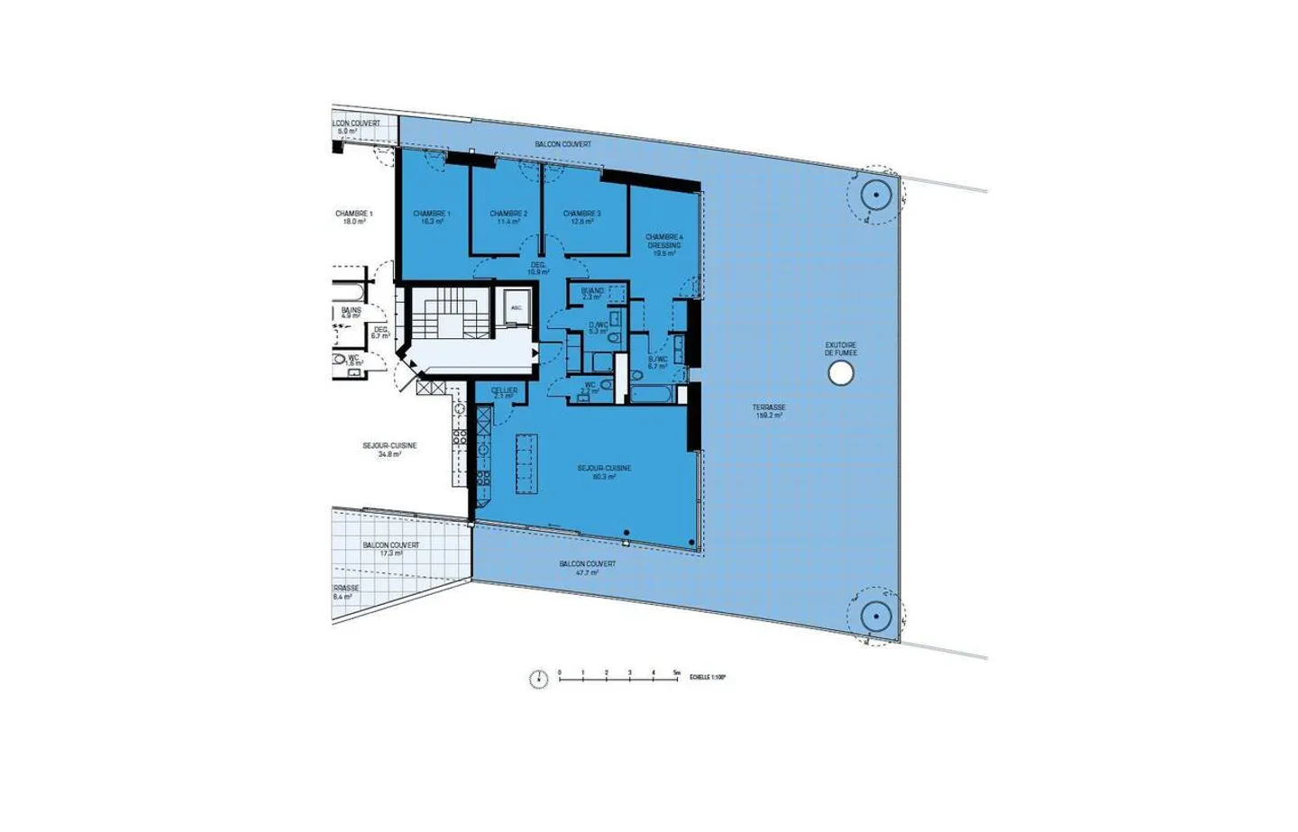 EINZIGARTIG! Penthouse mit 5,5 Zimmern und 146m2 mit Dachterrasse - Foto 11 von 13