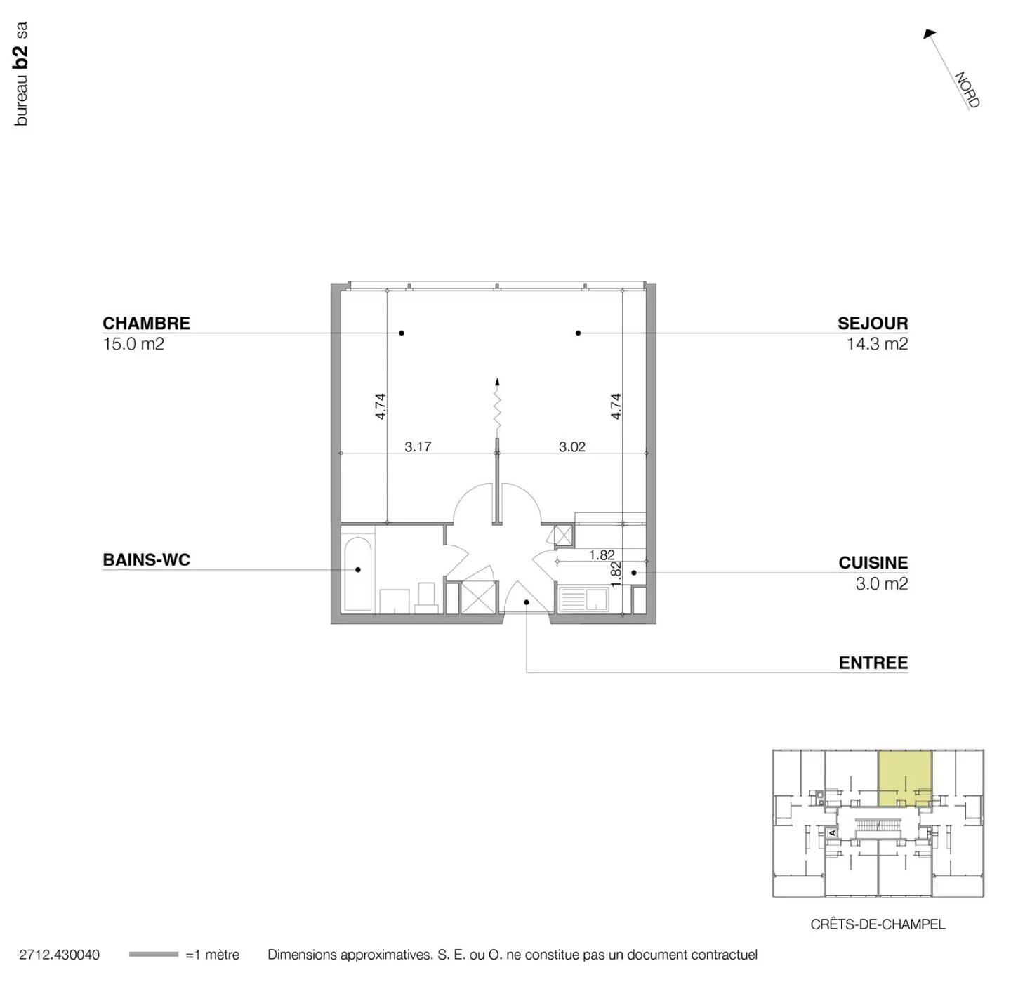 Charmant appartement 2.5 pièces - Photo 6 sur 6