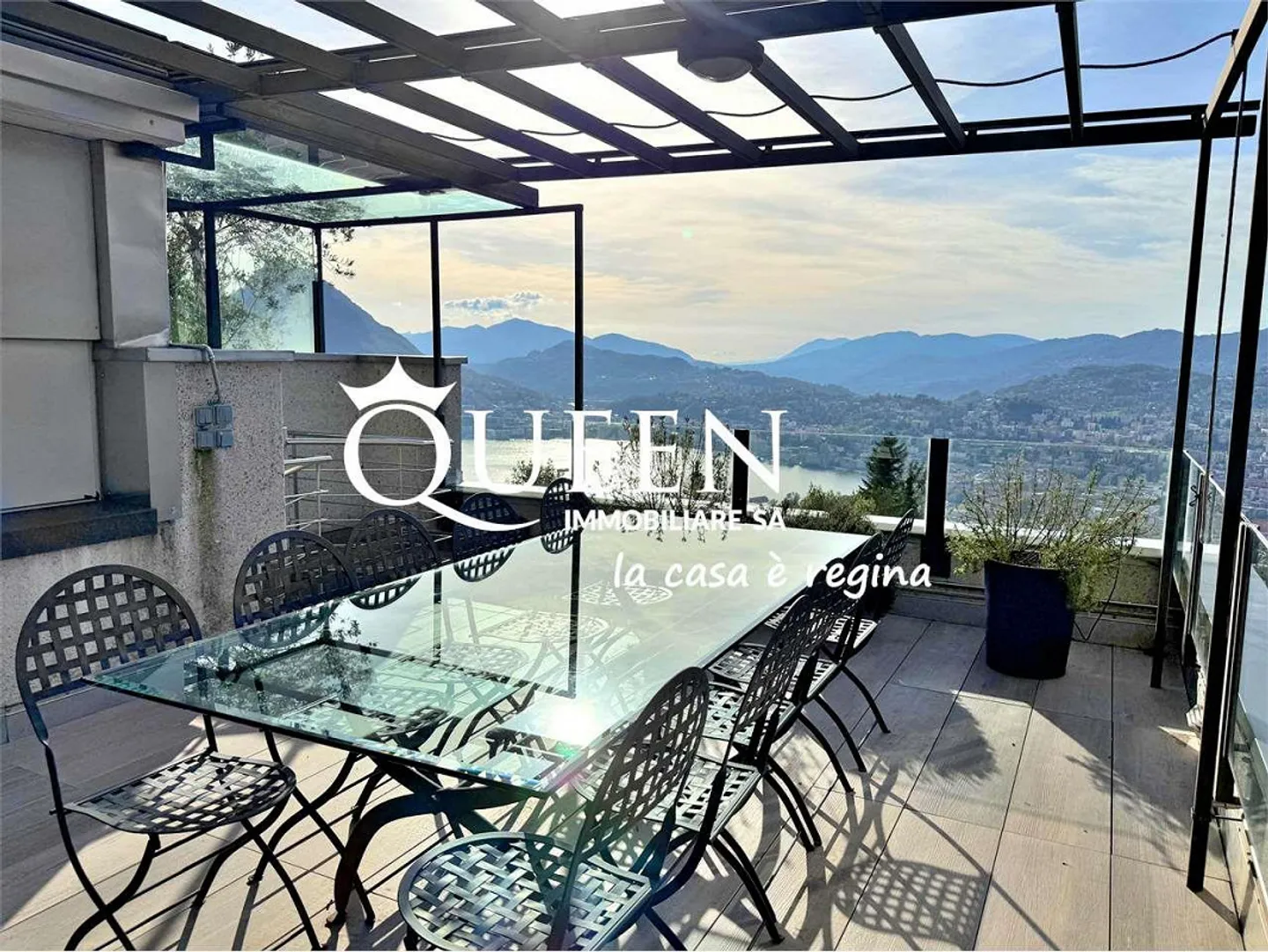 Aldesago: penthouse 5.5 rooms, 320 sqm, roof terrace, Jacuzzi, lake view - Photo 12 of 13