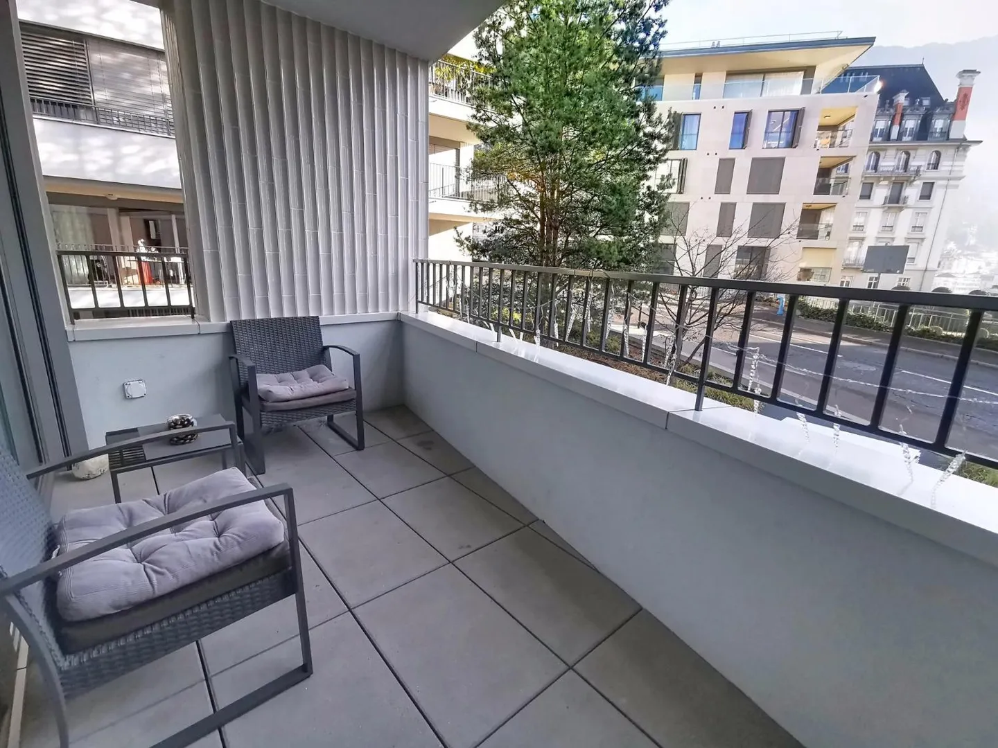 View of the lake and balcony in the heart of Montreux - Photo 5 of 8