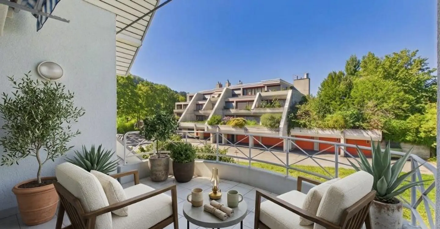 Vista panoramica su San Gallo con galleria, camino e lavatrice privata - Foto 4 di 10