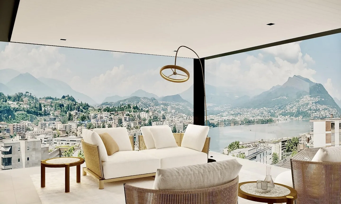 Attic with magnificent panoramic view and lake - Photo 6 of 13