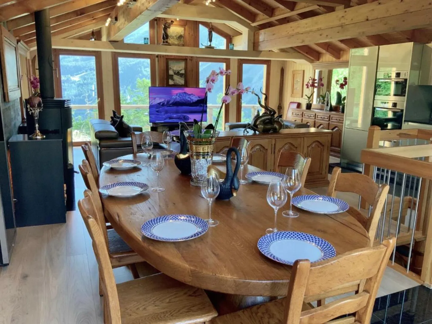 Chalet esclusivo sul lato soleggiato di Saas-Fee - Foto 8 di 23