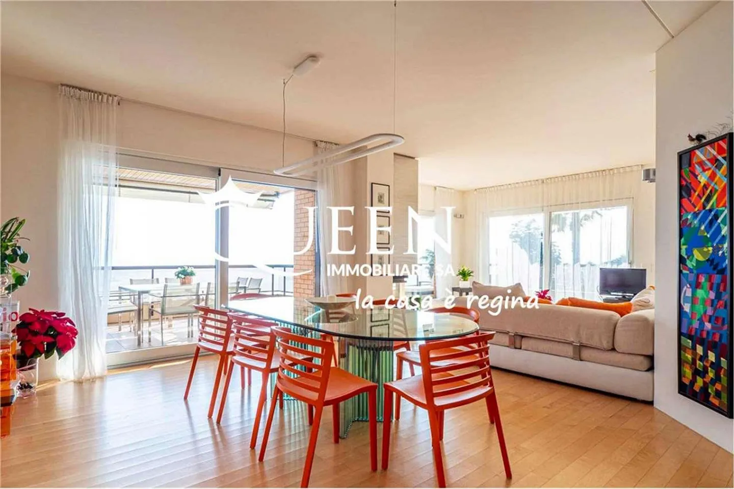 Ruvigliana: 4.5 room apartment, 188 sqm, condominium indoor pool - Photo 6 of 13