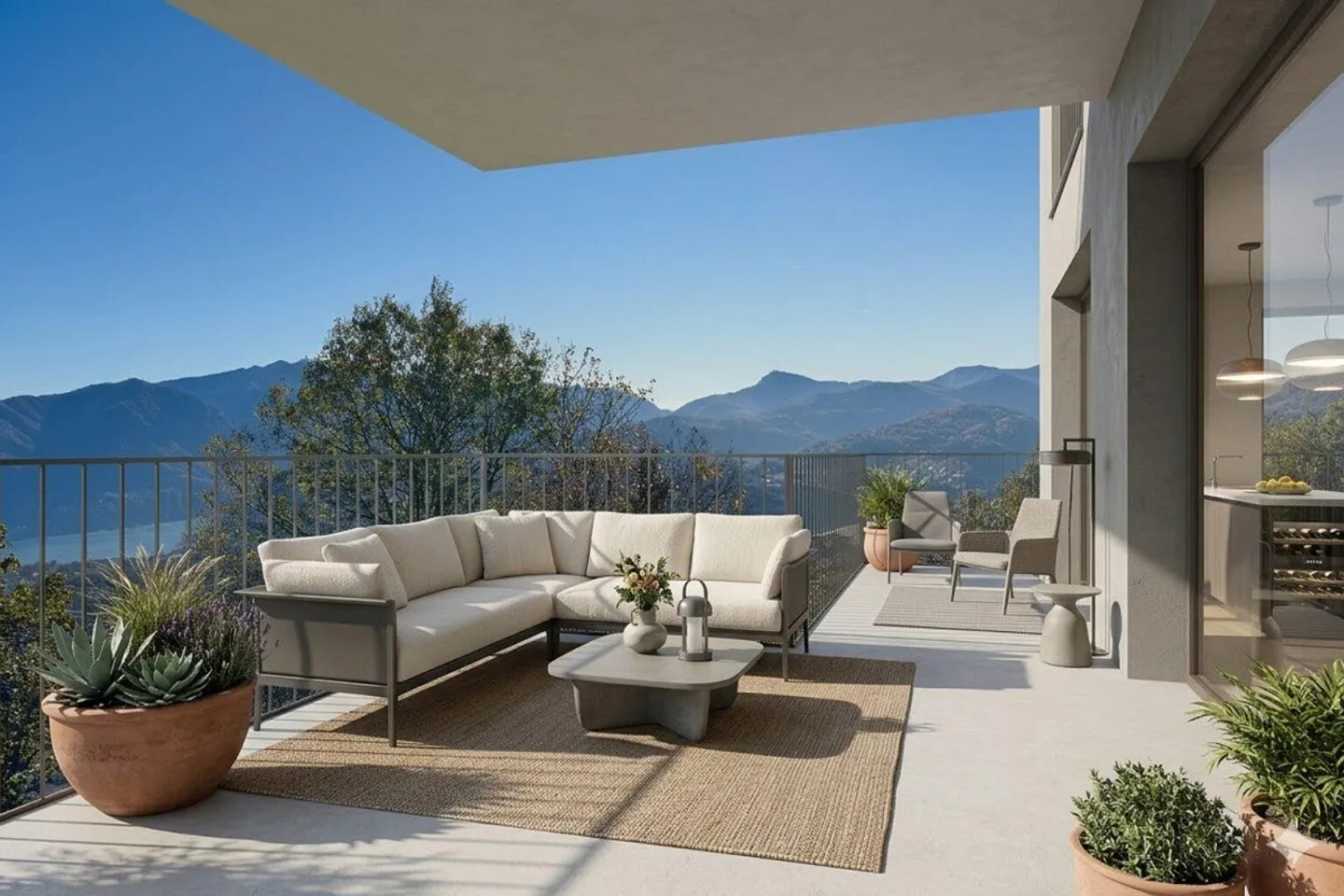 NEW 4.5 ROOM APARTMENT IN CADEMARIO WITH LAKE VIEW - Photo 1 of 4