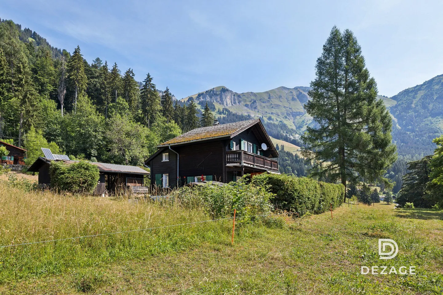 35 minutes de Vevey : Charmant chalet de vacances dans un cadre idyllique - Photo 1 sur 15