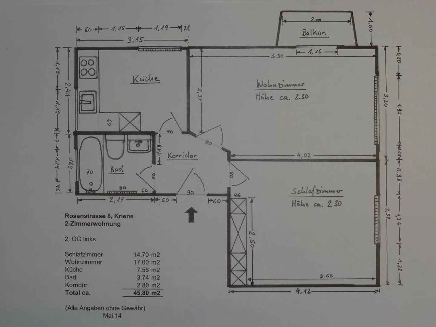 Charmante Wohnung in Kriens - Foto 6 von 7