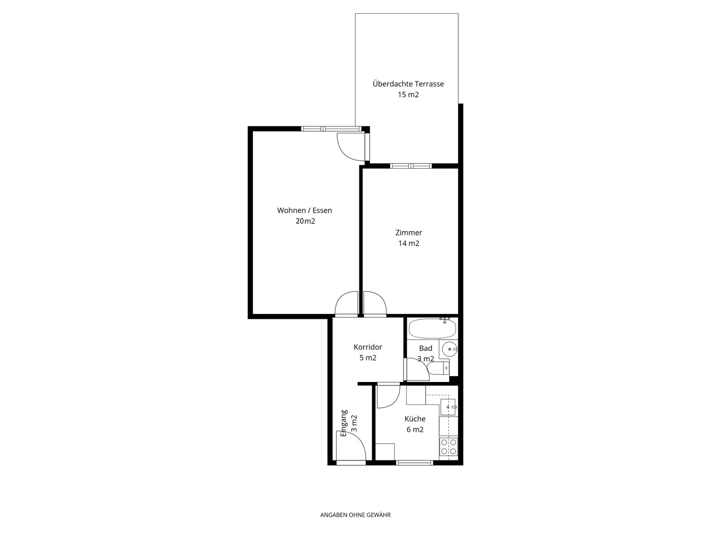 2.5 Zimmer Gartenwohnung in Oberrieden - Foto 16 von 16