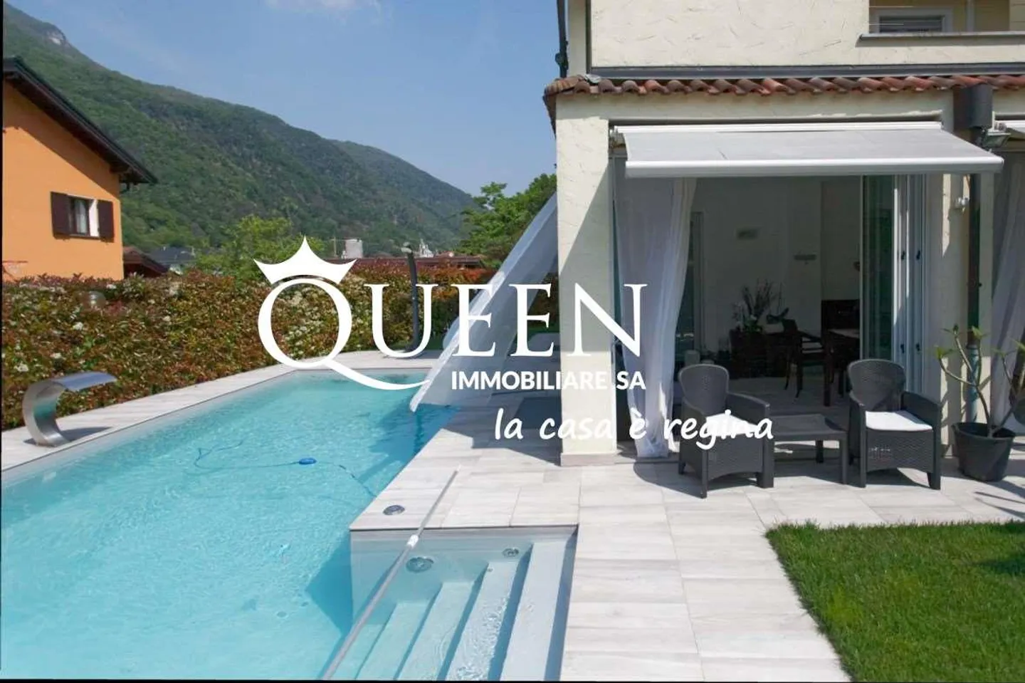 Riva San Vitale: Villa mit 7,5 Zimmern, 280 m², mit Pool und Garten - Foto 7 von 13