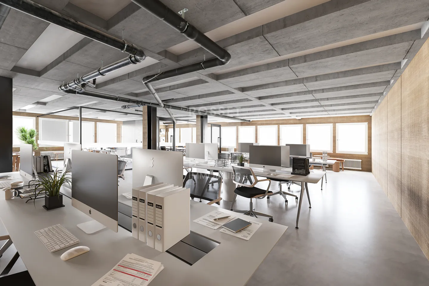 Bureaux d'env. 241 m² au 5ème étage - Photo 1 sur 4