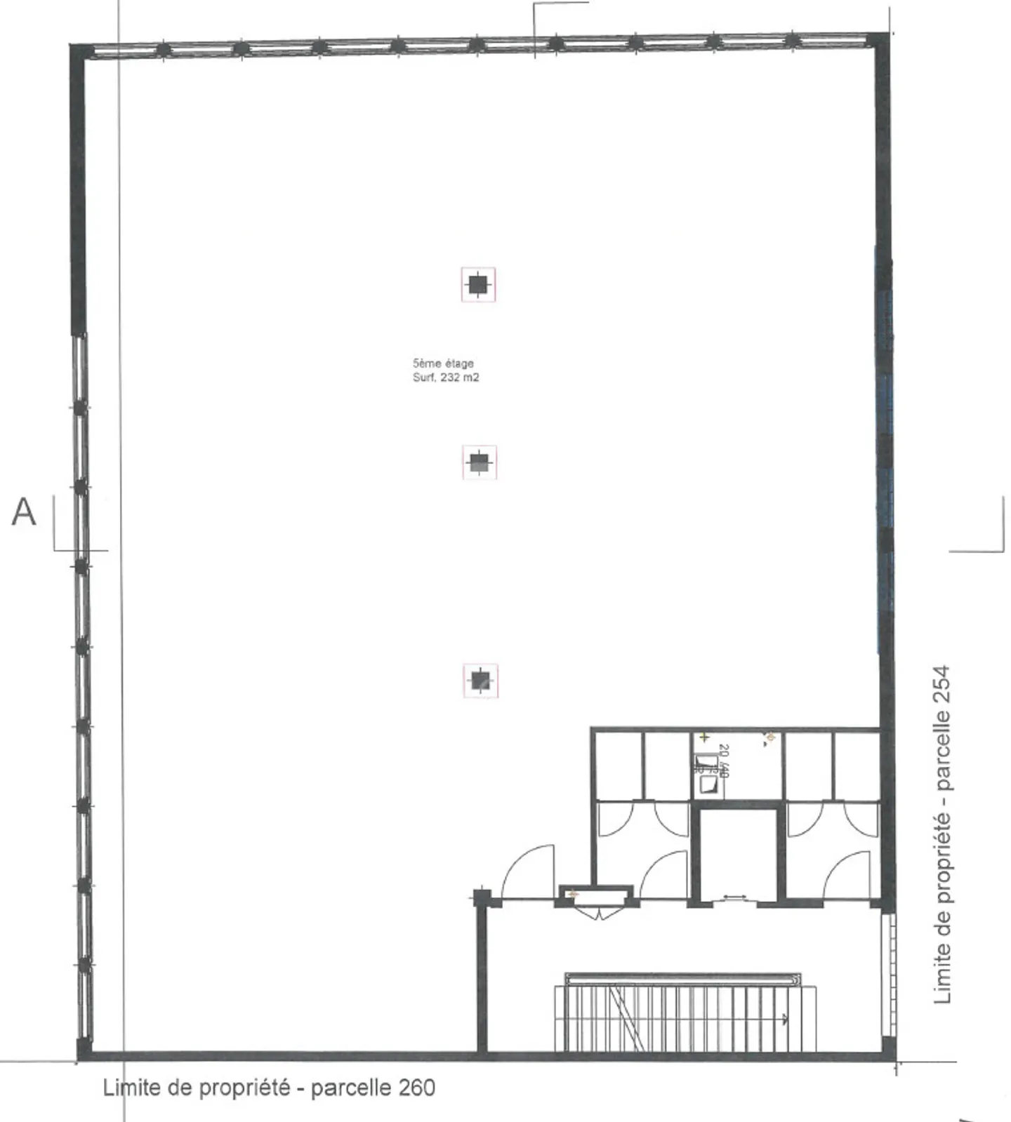 Bureaux d'env. 241 m² au 5ème étage - Photo 4 sur 4