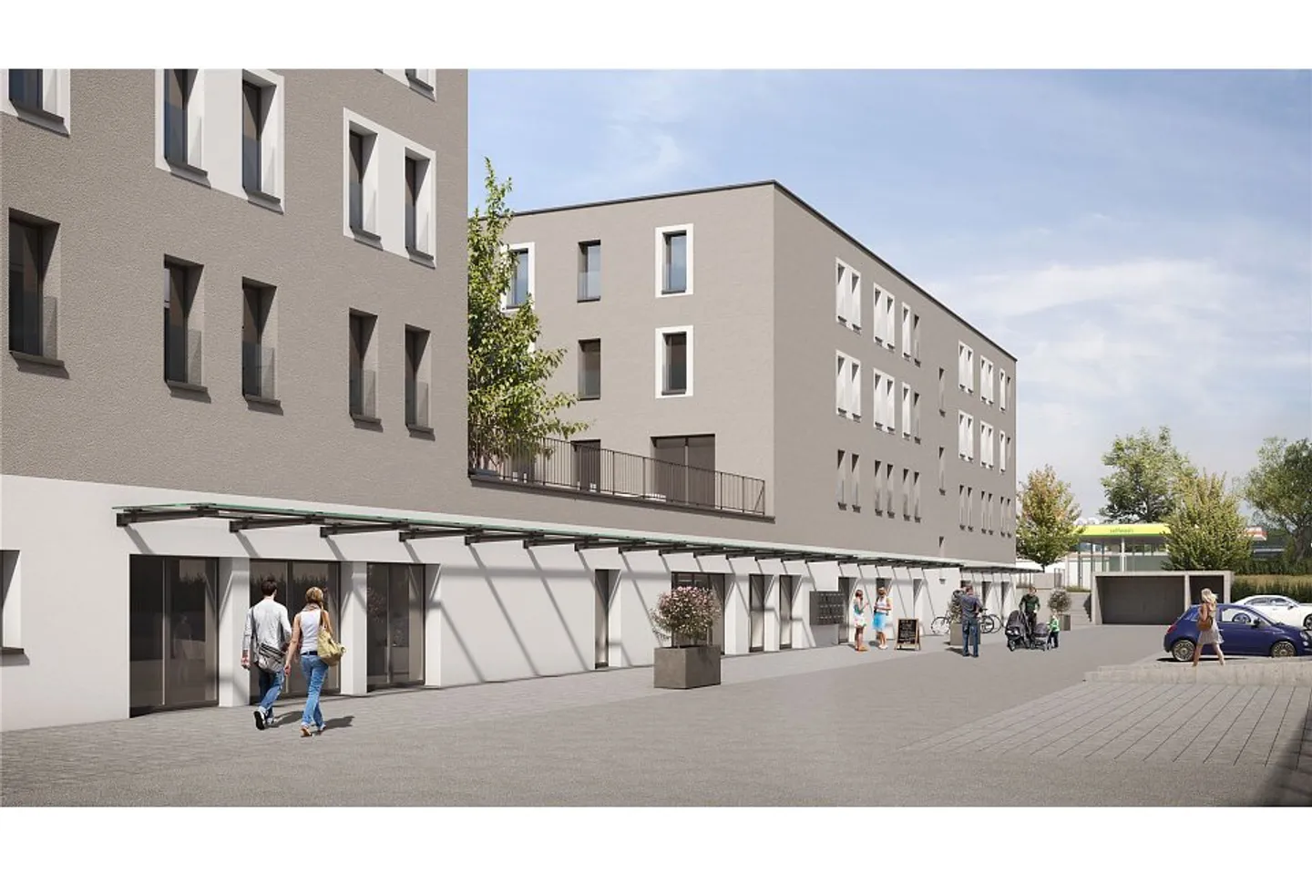 Apartment B2-3 on the ground floor 3.5 rooms in AVENCHES! JUST STEPS FROM SHOPS - Photo 2 of 10