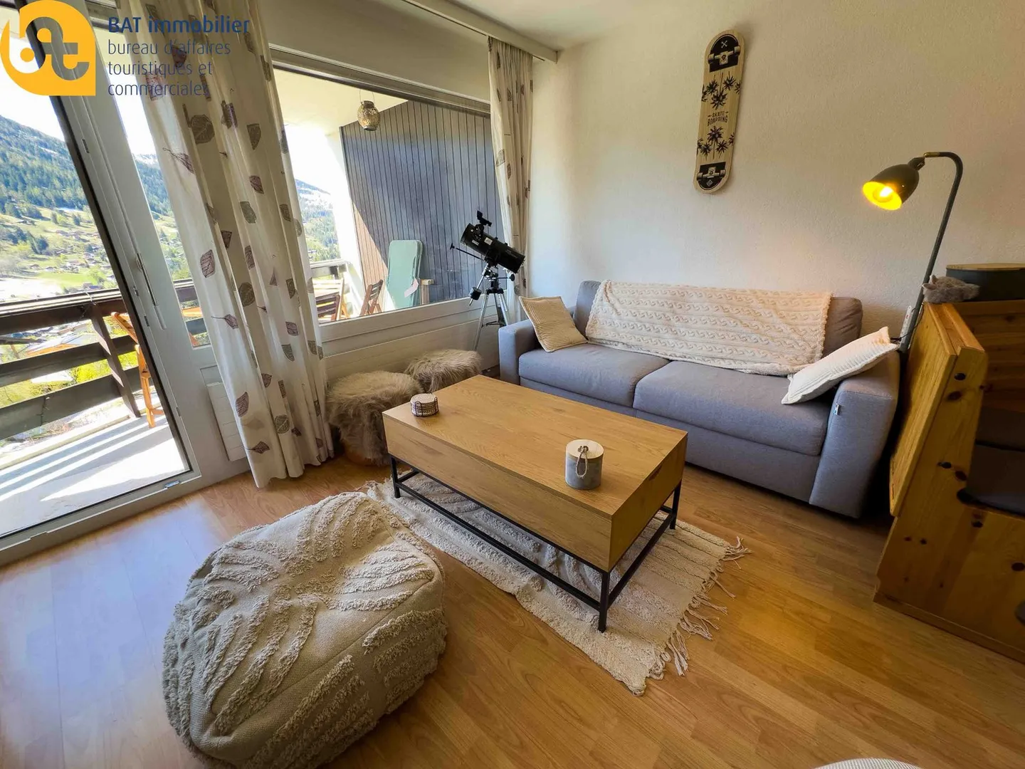 Beautiful 2-room apartment with panoramic view in Vercorin - Photo 1 of 11