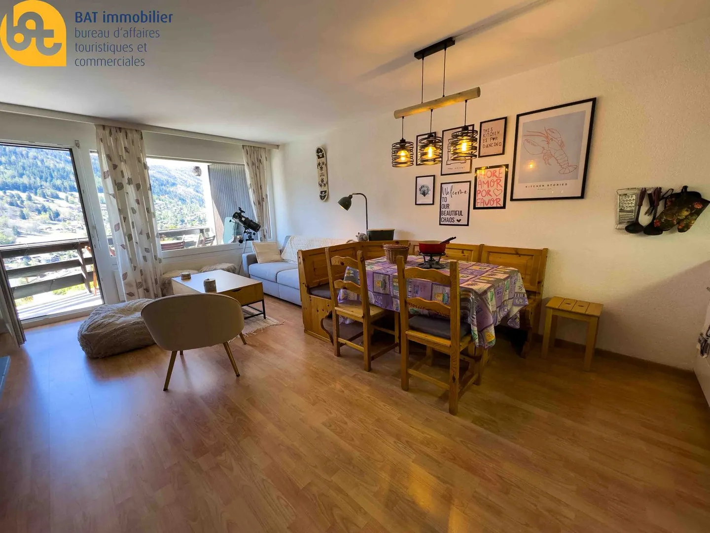 Beautiful 2-room apartment with panoramic view in Vercorin - Photo 4 of 11