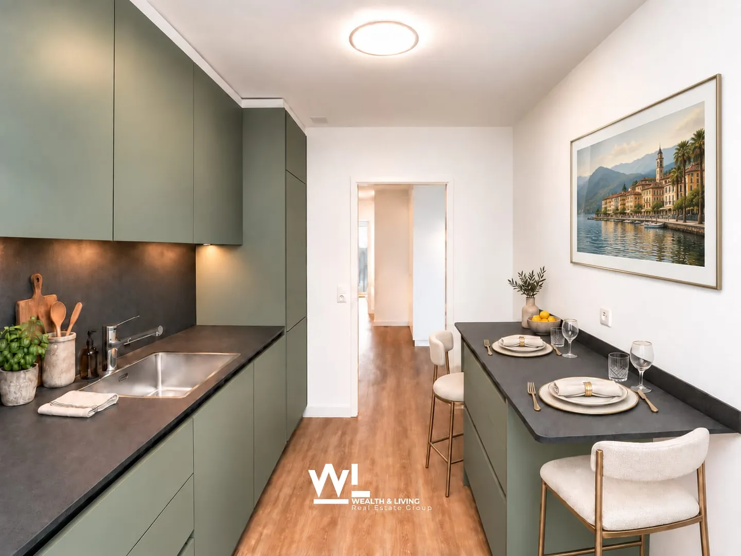 Appartamento di 3.5 locali con balcone, giardino e parcheggio ad Ascona - Residenza secondaria - Foto 3 di 10