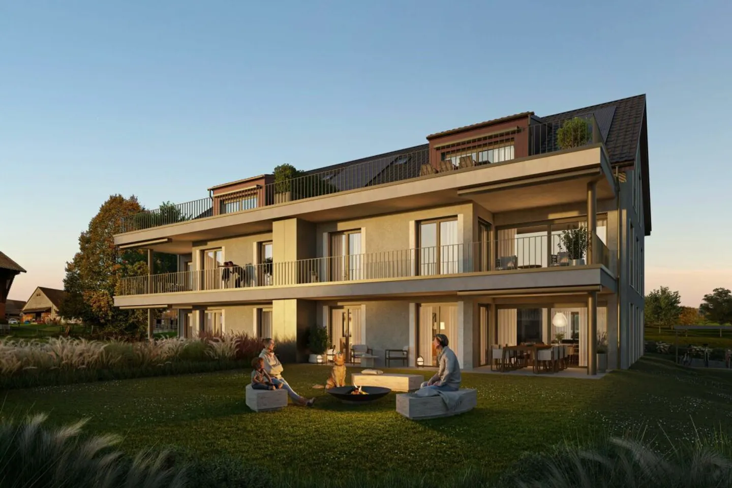 Neubau "Alpenblick" - 3.5-Zi. Wohnung im EG mit Südwestausrichtung und riesiger Gartenfläche - Foto 1 von 4