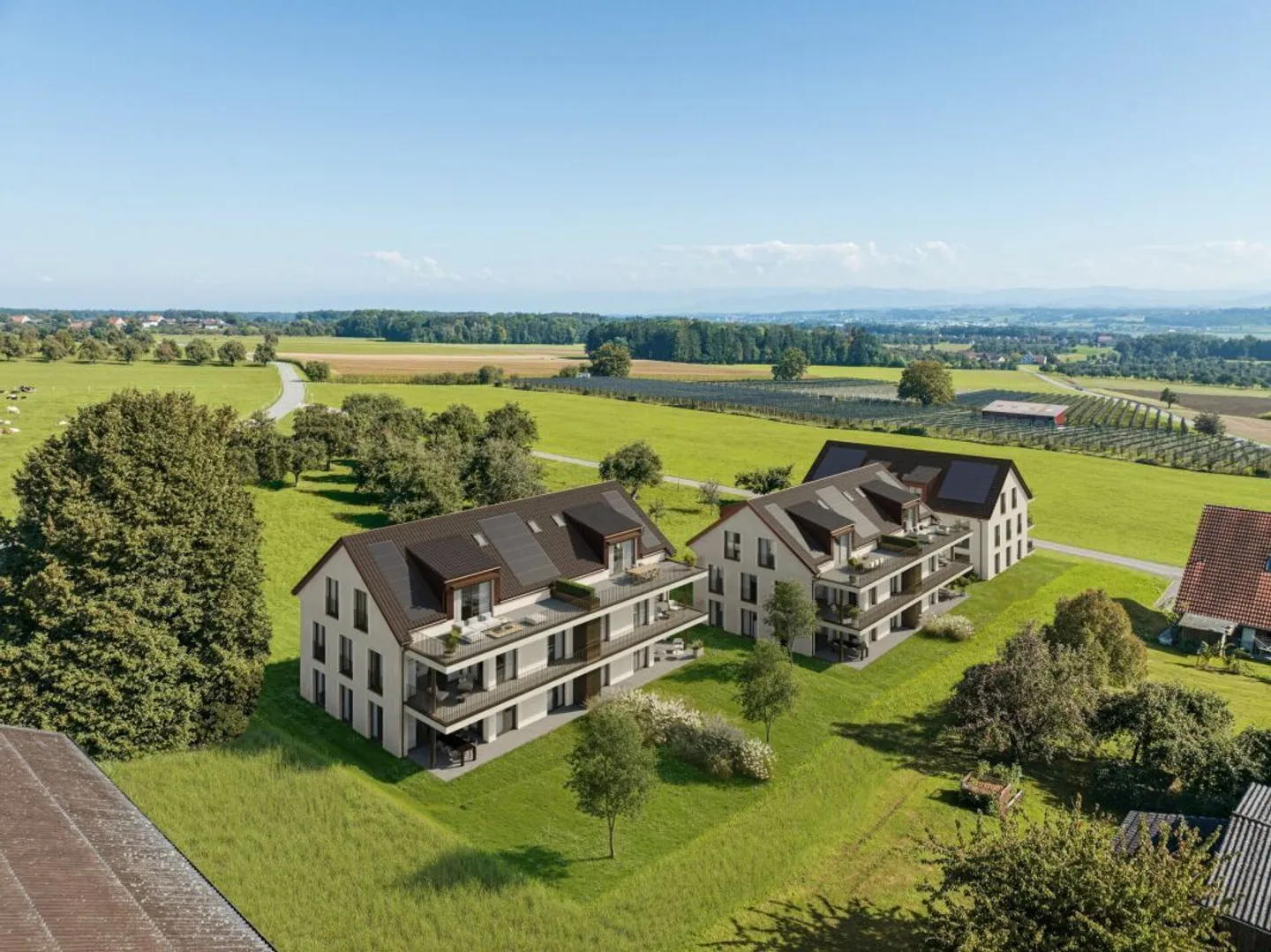 Neubau "Alpenblick" - 3.5-Zi. Wohnung im EG mit Südwestausrichtung und riesiger Gartenfläche - Foto 3 von 4