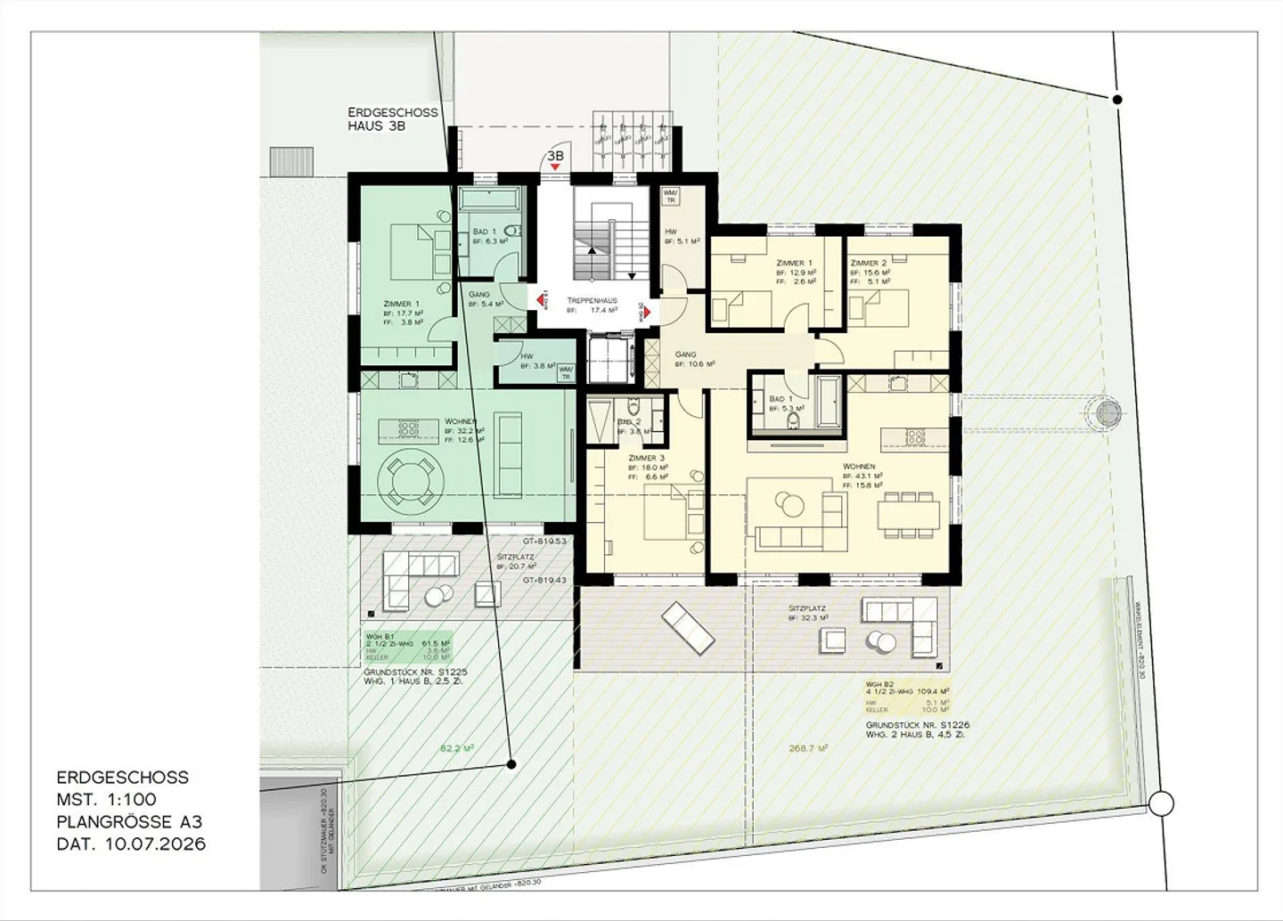 Stilvolle Gartenwohnung in Bühler - Foto 10 von 11