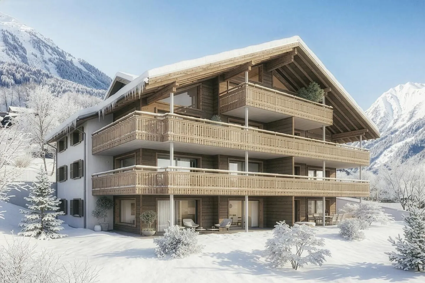 Klosters: Appartamento attico con panorama come residenza principale - Foto 4 di 5