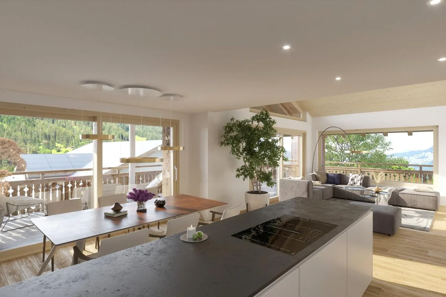 Klosters: appartamento di alta qualità con vista mozzafiato - Foto 2 di 5