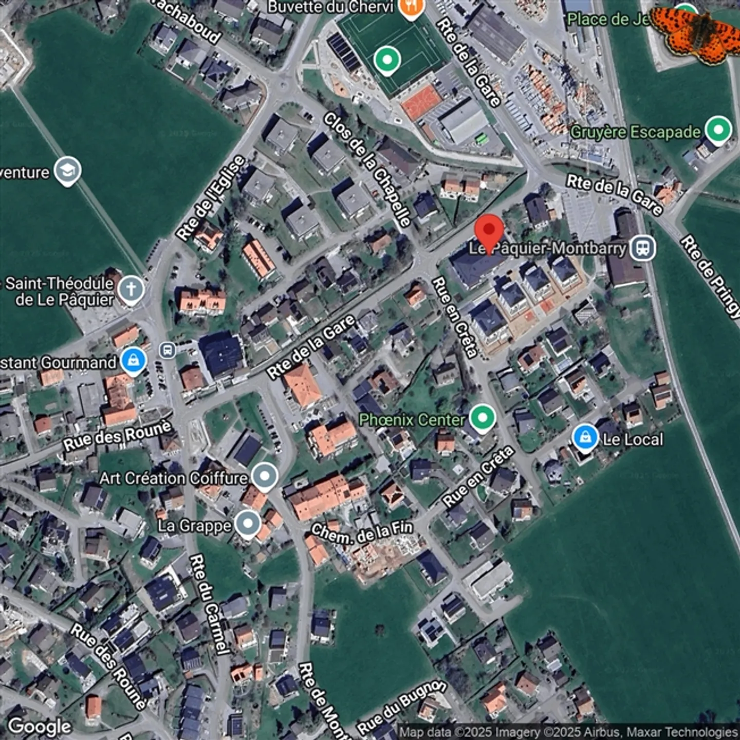 ESPACES DE STATIONNEMENT EXTÉRIEURS À LOUER - Le Pâquier - Photo 2 sur 2