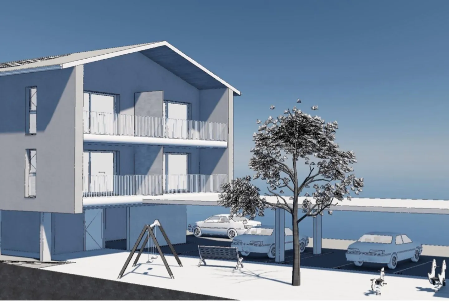 Gebäude A & B les Roncoz - Foto 6 von 13