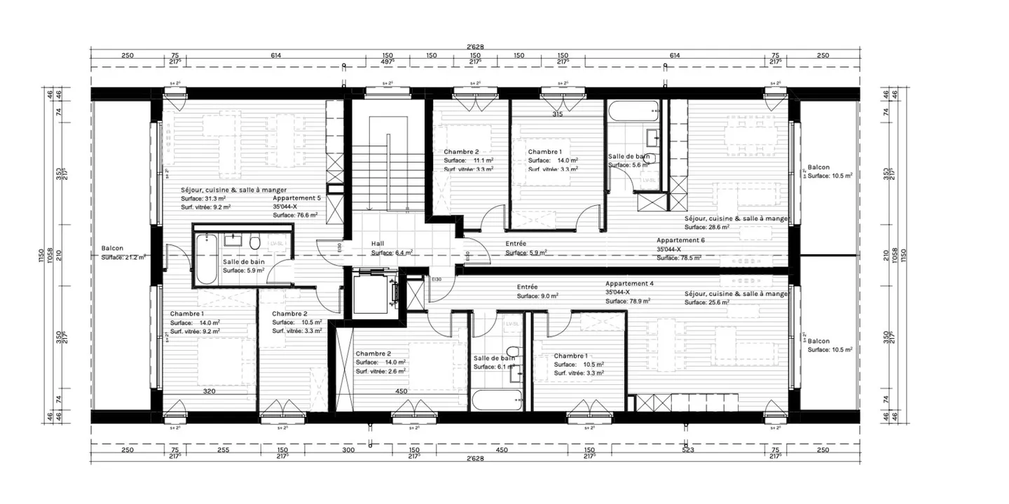 Gebäude A & B les Roncoz - Foto 8 von 13