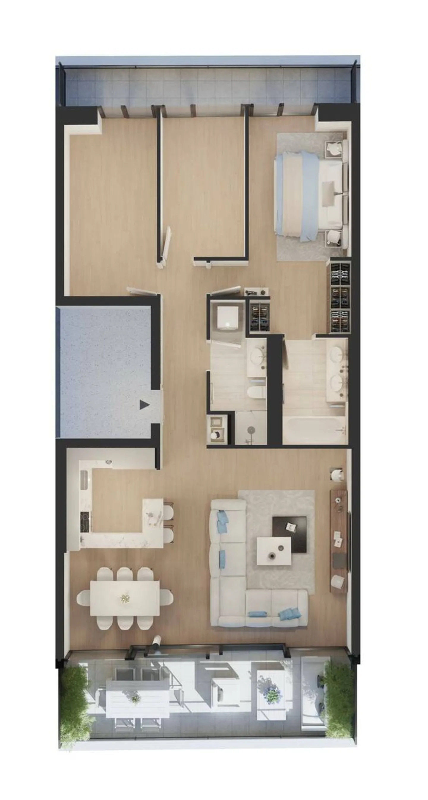 Lussuoso appartamento di 4.5 stanze con balcone coperto di 76m2 - Foto 10 di 12