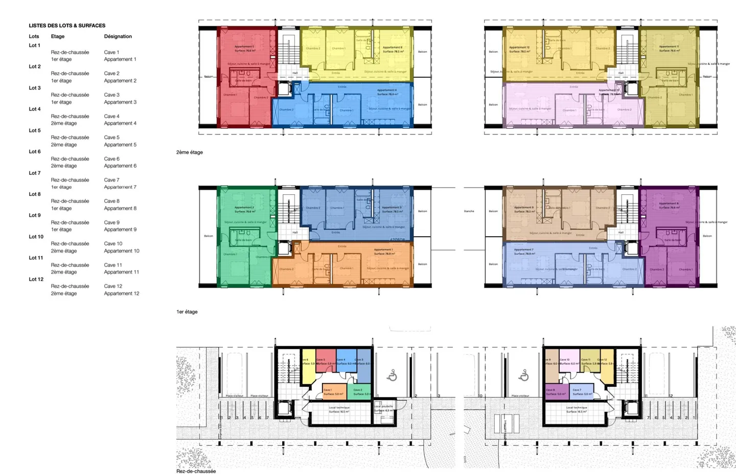 Gebäude A & B les Roncoz - Foto 11 von 13