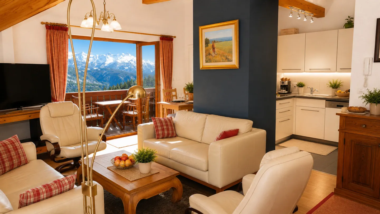 Appartement Chalet avec Vue Montagne - Photo 3 sur 11