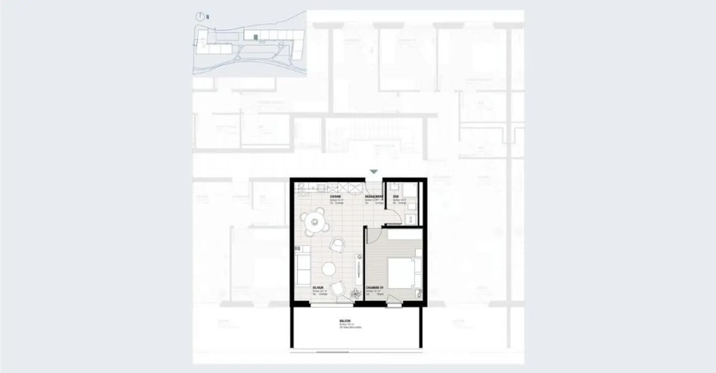 Neue 2,5 Zimmer mit großem 18 m² Balkon – Châtel-Saint-Denis - Foto 2 von 7