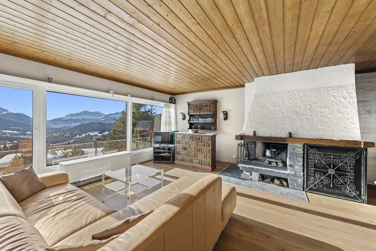 Valbella : Maison de vacances avec ski-in/ski-out et vue sur le lac Heid - Photo 2 sur 6