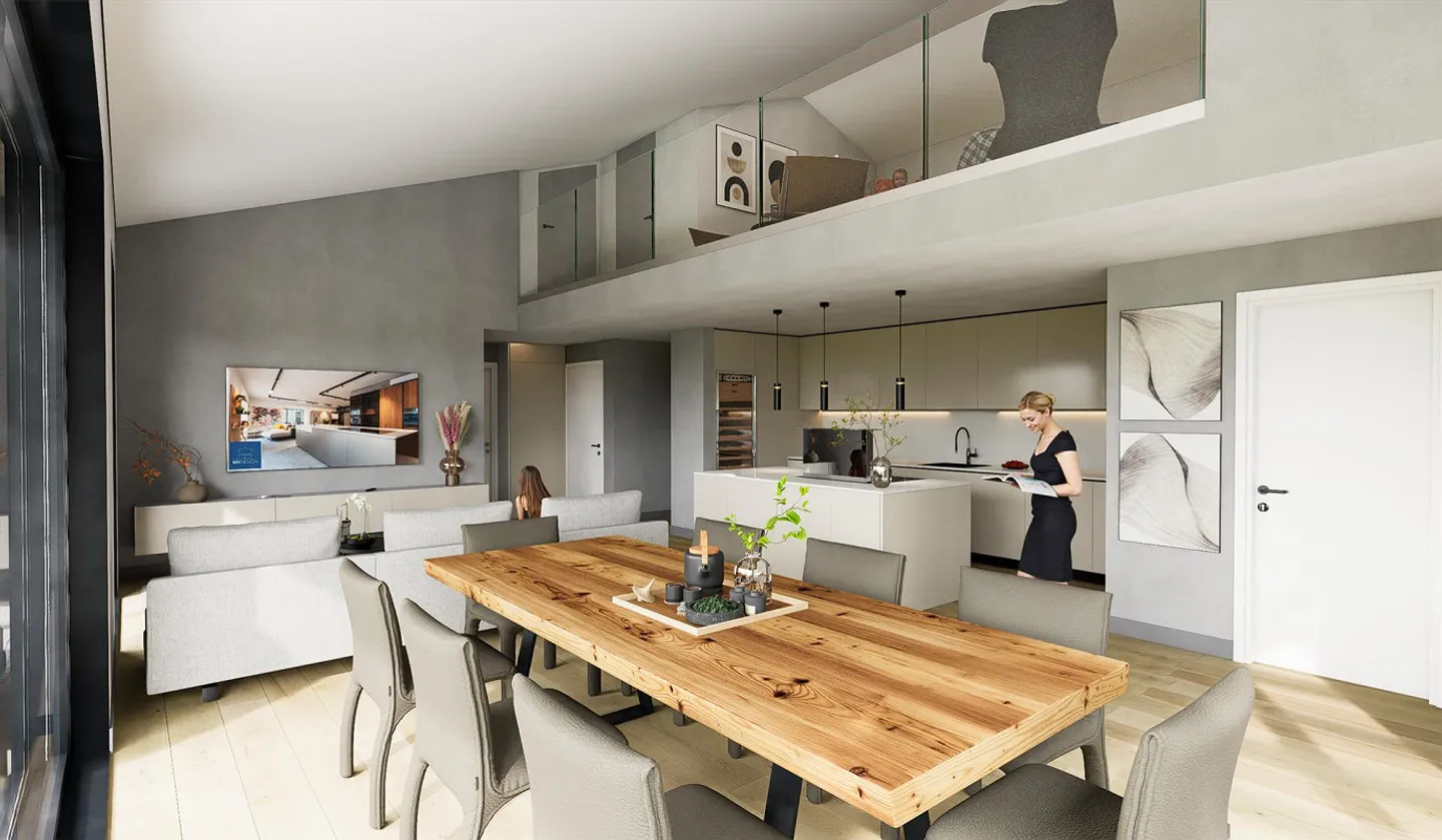 MERVEILLEUX DUPLEX DE 4.5 PIÈCES AVEC JARDIN PRIVÉ PPP5 - Photo 1 sur 13