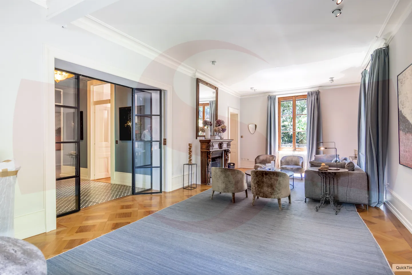 Einzigartiges Duplex im Erdgeschoss zur Miete möbliert im Stadtzentrum - Foto 2 von 10