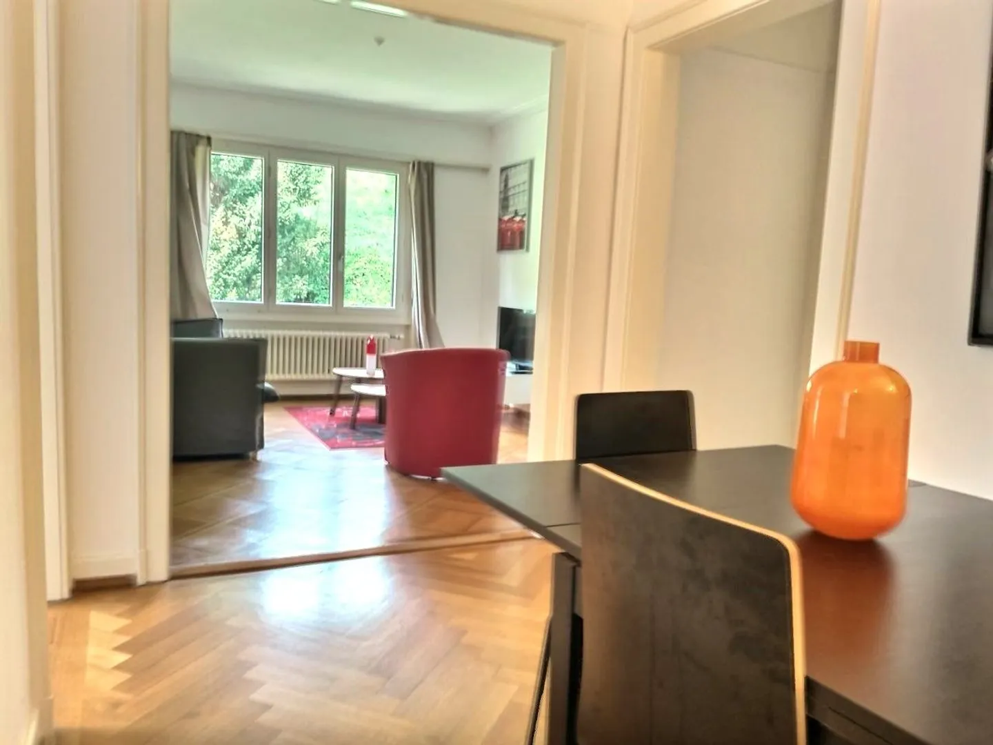 Bellissimo appartamento arredato a Losanna / 3,5 stanze / 2 camere da letto / 1 bagno / 1 balcone - Foto 3 di 13