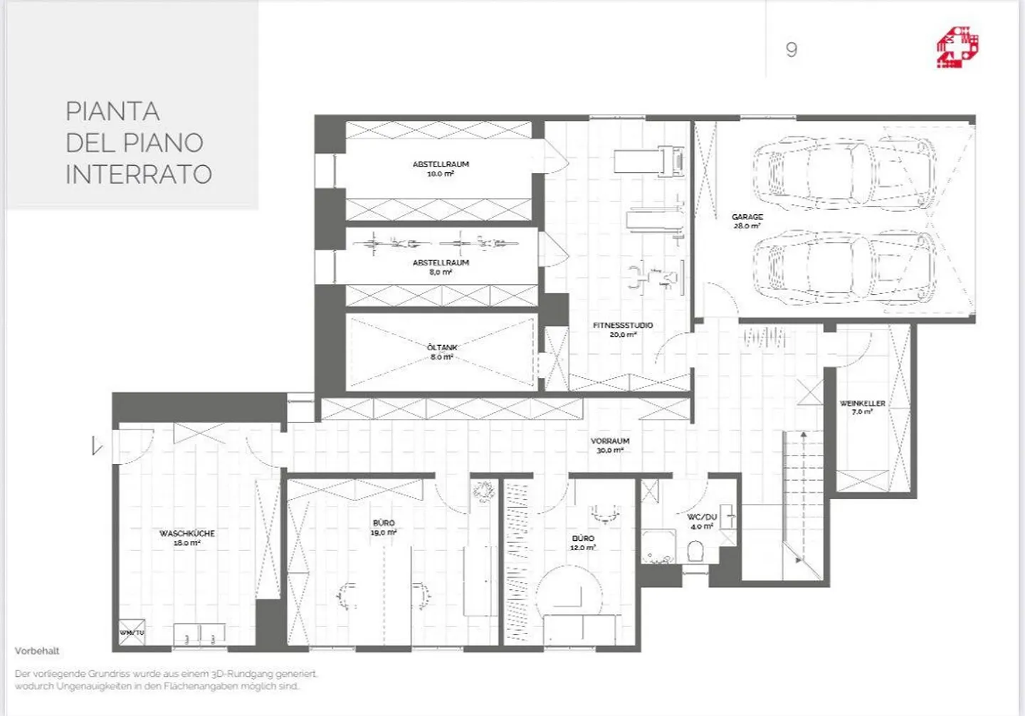 Prestigiosa villa unifamiliare con giardino esclusivo - Foto 28 von 28