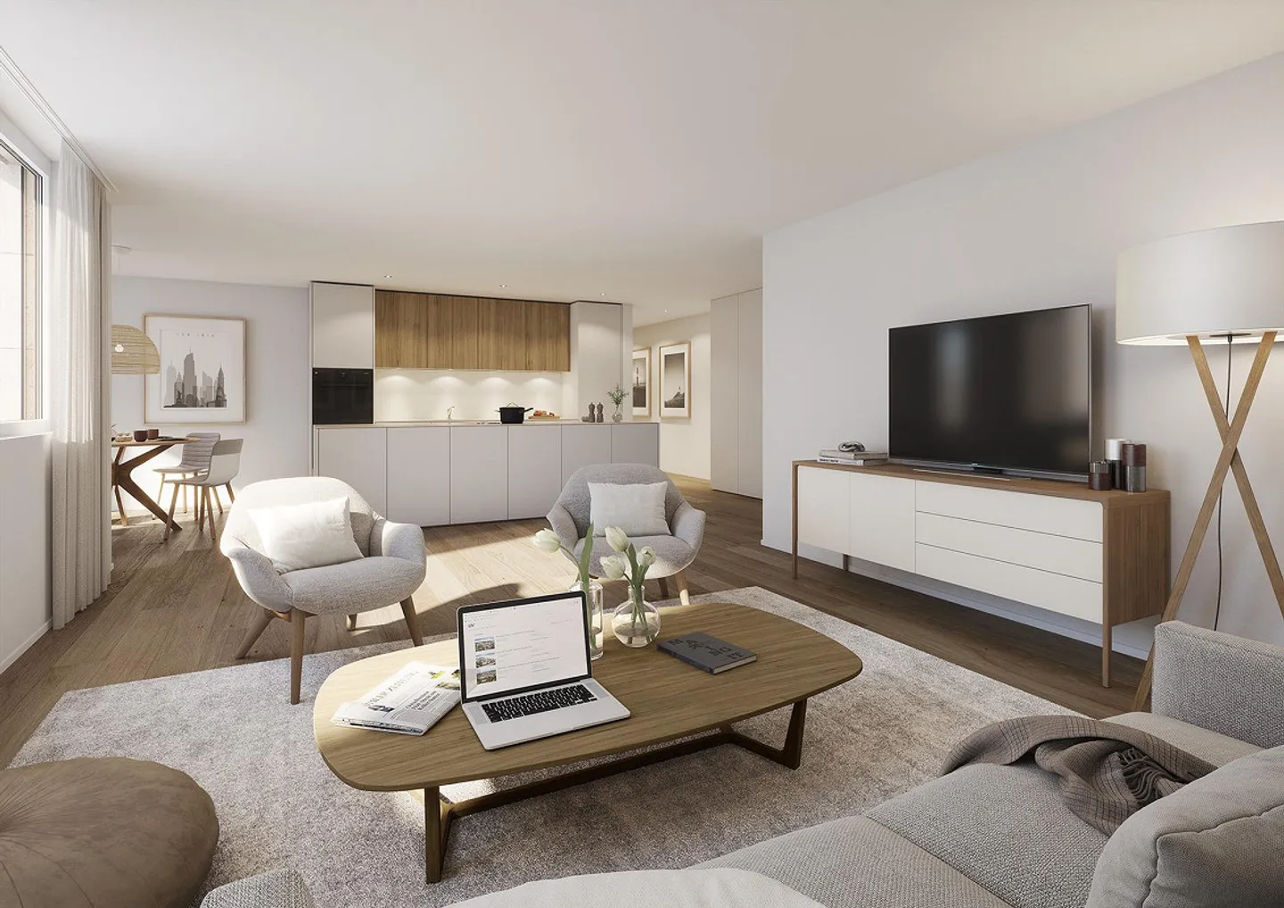 Moderne Wohnung in Uzwil - Foto 3 von 7