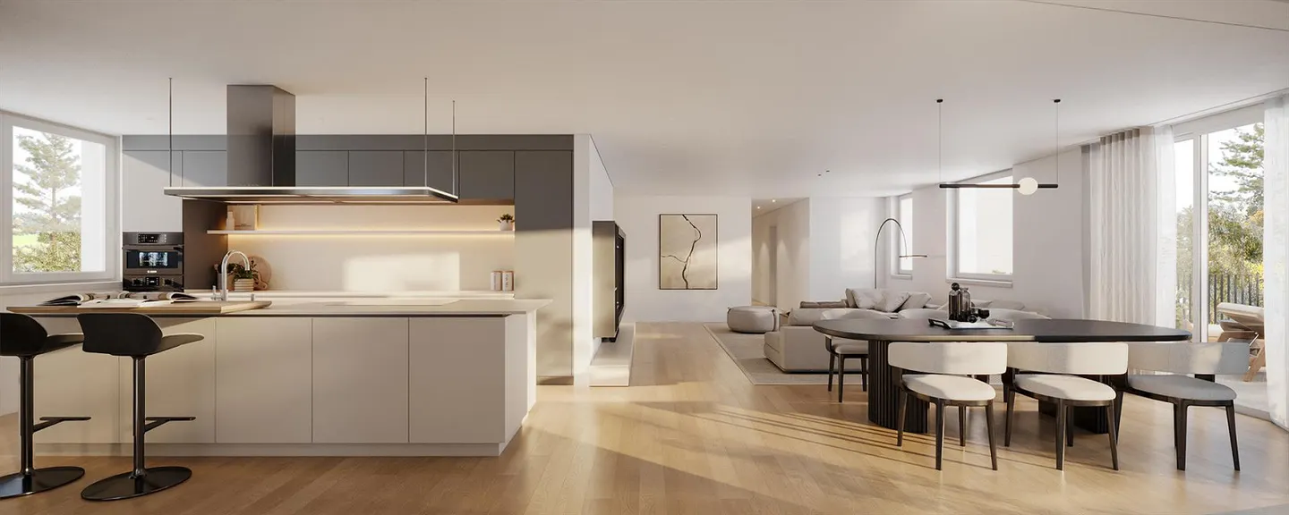 Moderno appartamento di 5,5 stanze in mansarda a Menziken - Foto 4 di 17