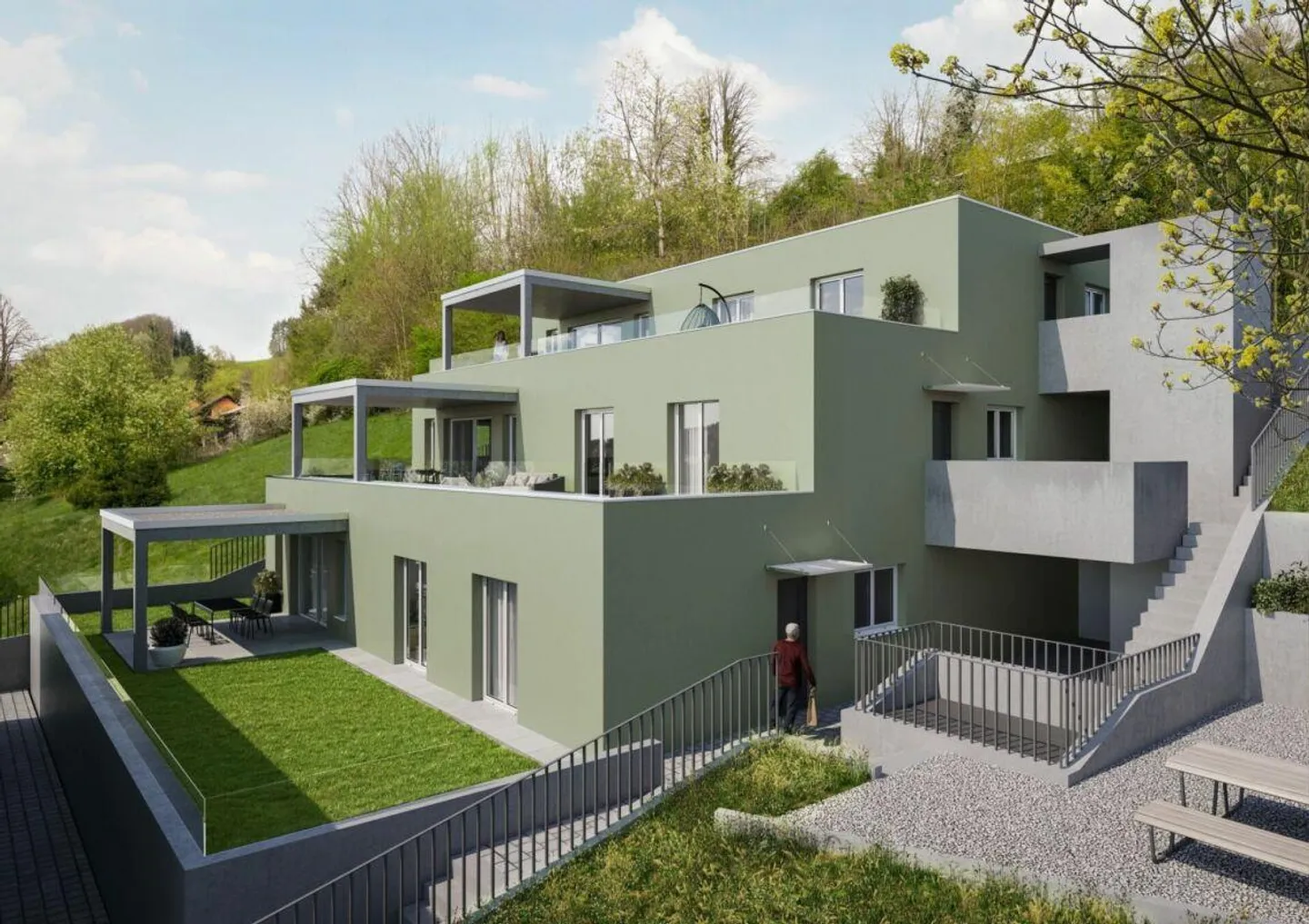 Nuovo progetto di costruzione "Via della seggiovia" - Case unifamiliari moderne - Foto 4 di 5