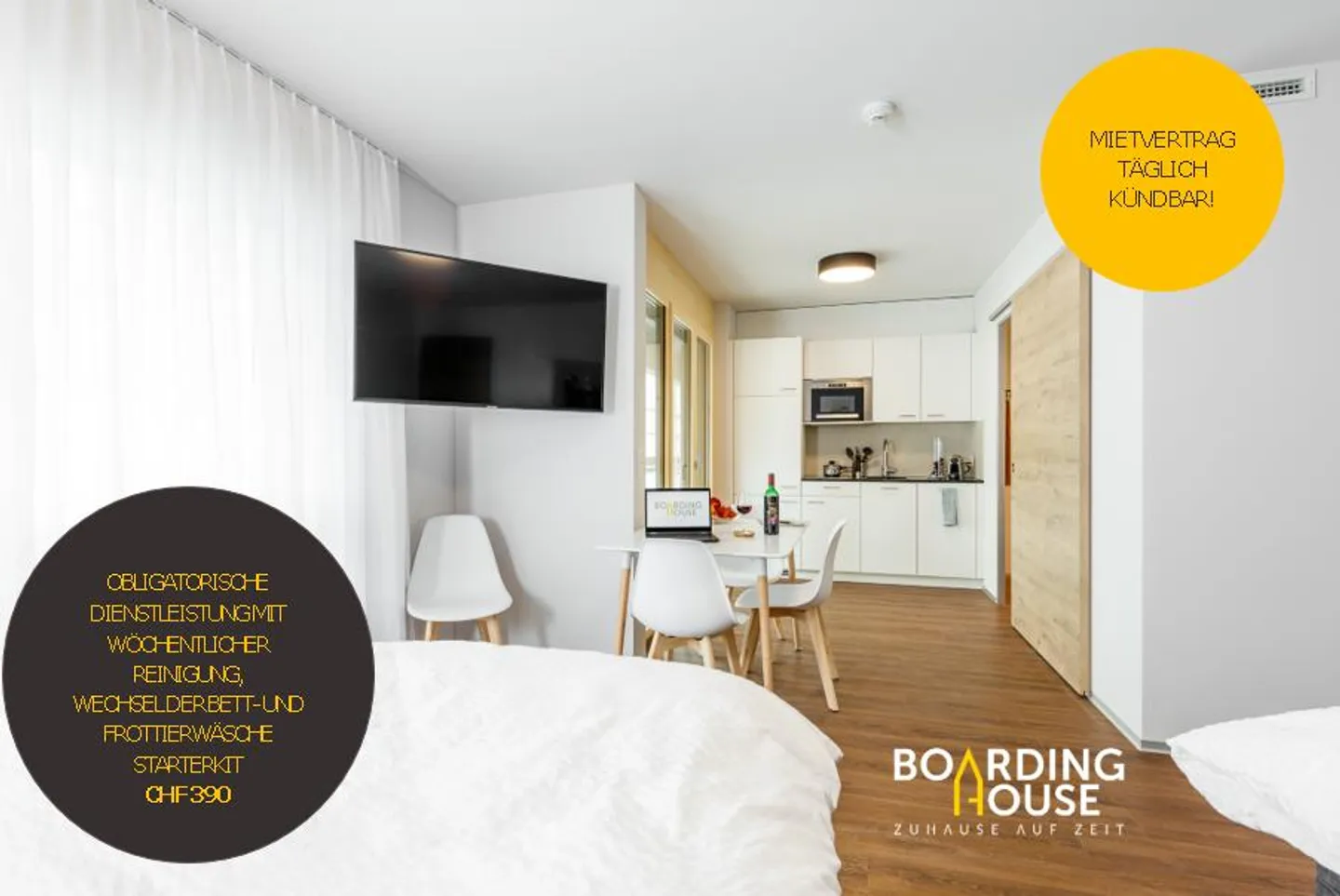 Monolocale 1.5 arredato COMFORT nel Boardinghouse St. Gallen - Foto 3 di 8