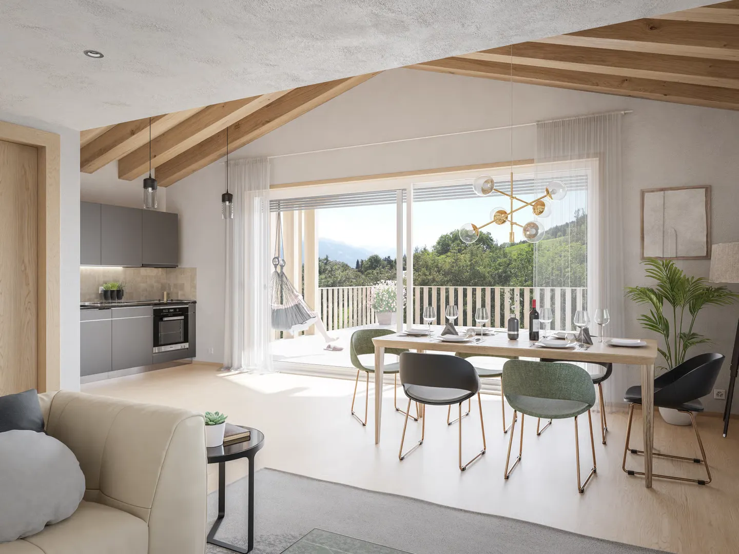 Villa familiare con terrazza 4.5 stanze ad Ayent - Foto 6 di 10