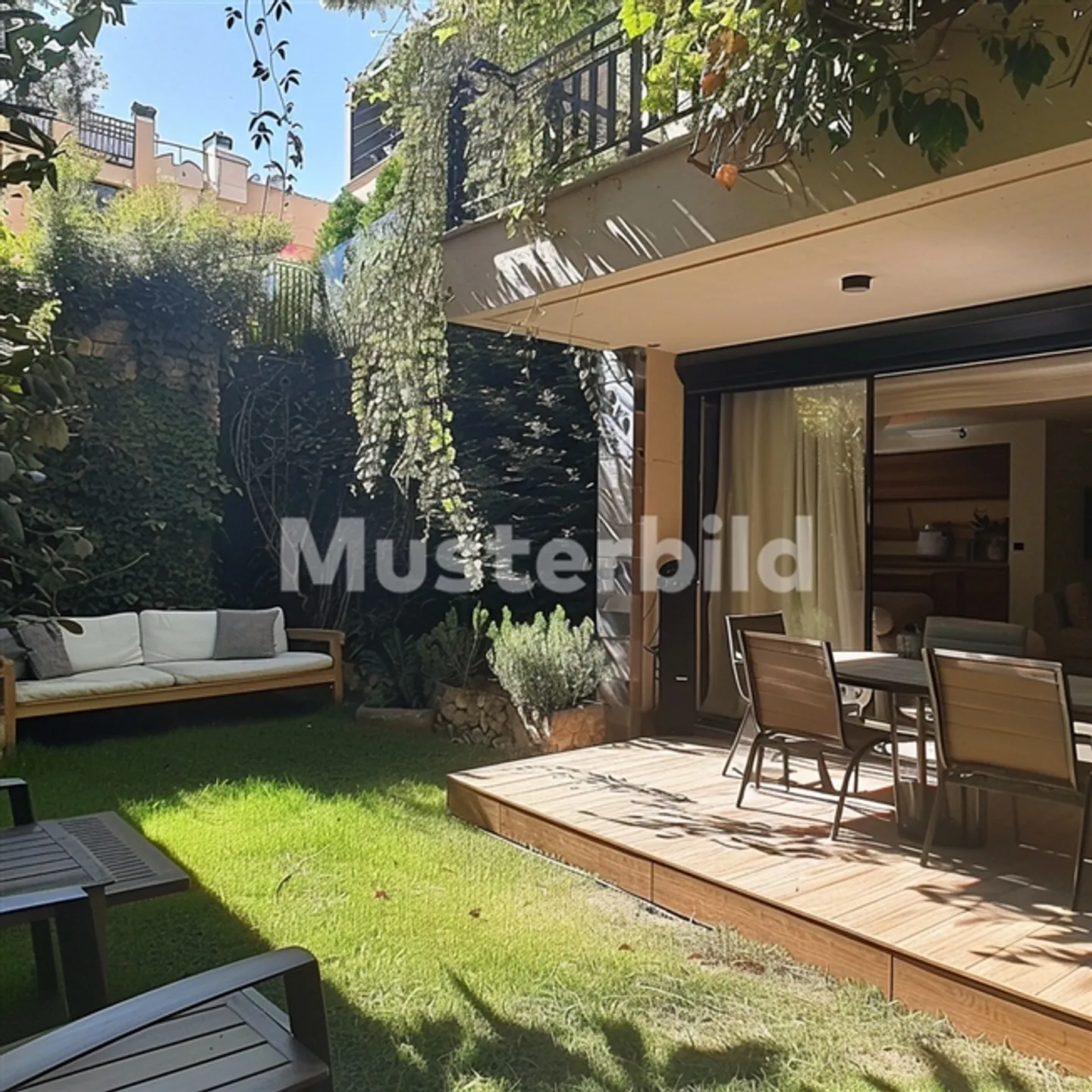 Moderne Gartenwohnung in Zürich - Foto 2 von 9