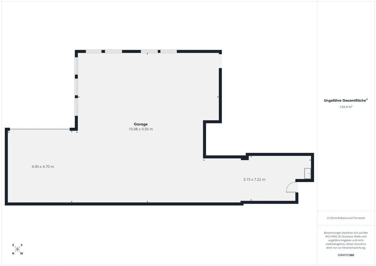 Ampio garage a Allschwil - Spazio per fino a 7 veicoli - Foto 6 di 6