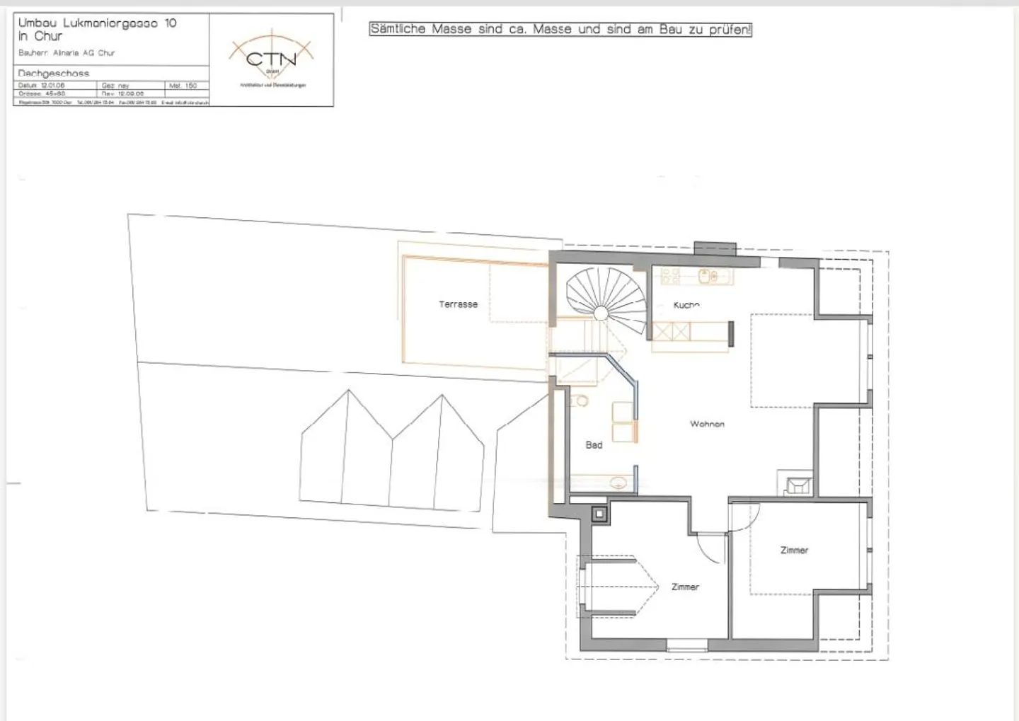 Appartamento Attico di 3,5 Stanze con Terrazza Privata sul Tetto - Foto 12 di 12
