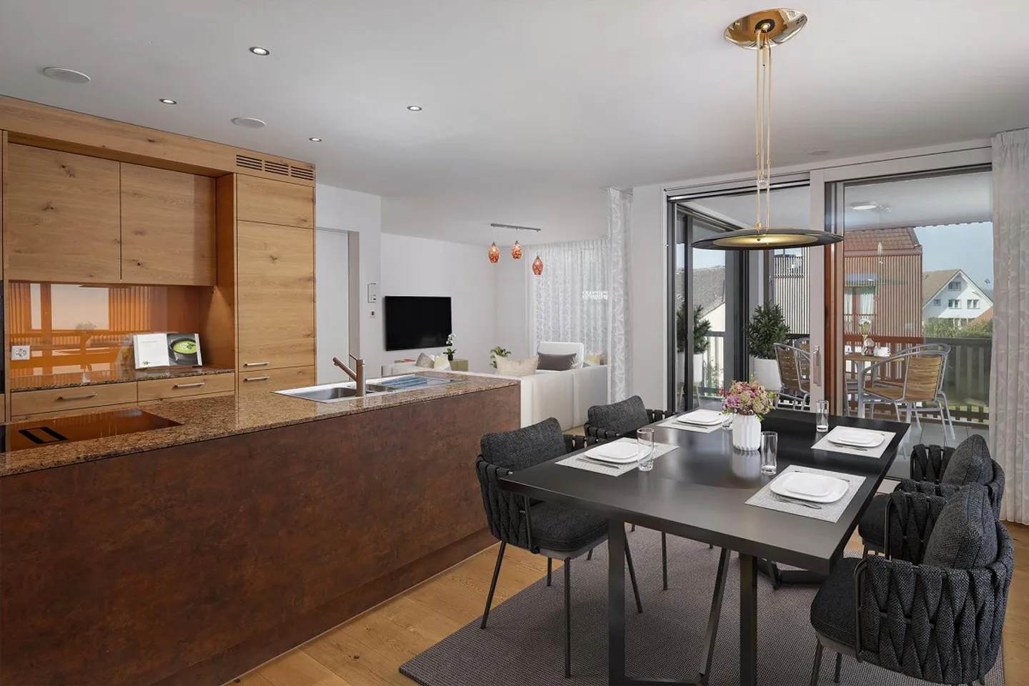 Modern 4 ½-room apartment in rural idyll… - Photo 1 of 18